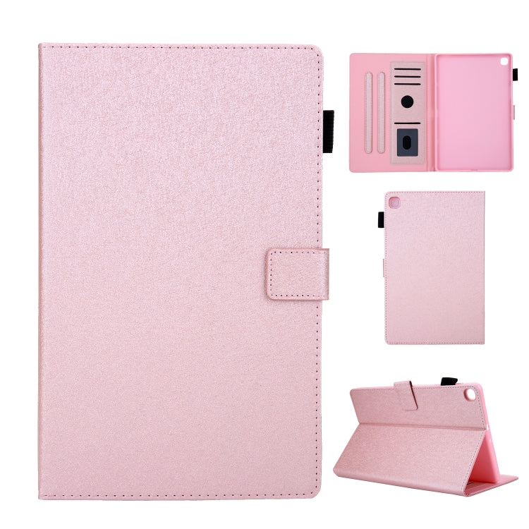 Hair Silky Texture Solid Color Horizontal Flip Leather Case with Holder & Card Slots & Photo Frame & Anti-Skid Strip For Samsung Galaxy Tab A 10.1 (2019) T510 / T515