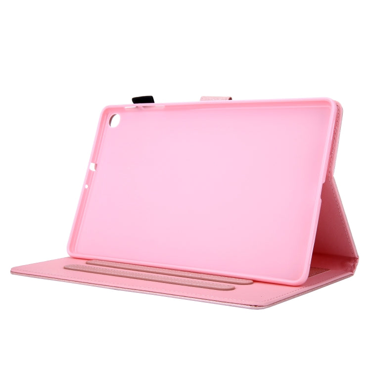 Hair Silky Texture Solid Color Horizontal Flip Leather Case with Holder & Card Slots & Photo Frame & Anti-Skid Strip For Samsung Galaxy Tab A 10.1 (2019) T510 / T515