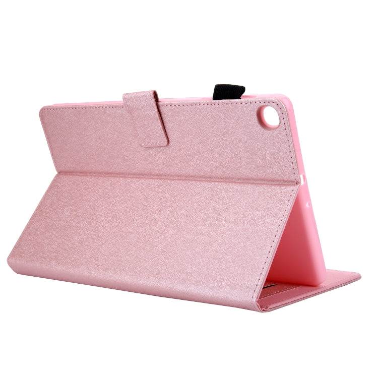 Hair Silky Texture Solid Color Horizontal Flip Leather Case with Holder & Card Slots & Photo Frame & Anti-Skid Strip For Samsung Galaxy Tab A 10.1 (2019) T510 / T515