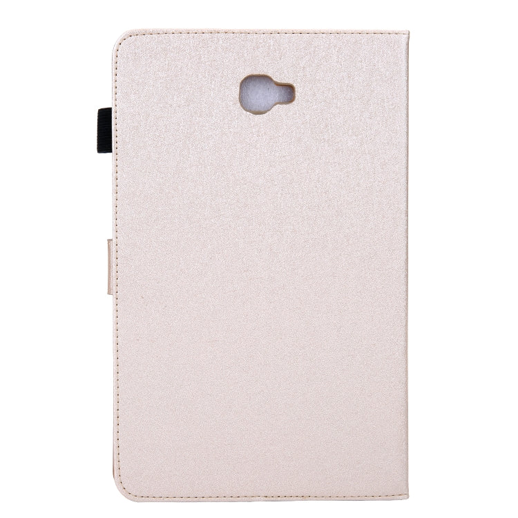Hair Silky Texture Solid Color Horizontal Flip Leather Case with Holder & Card Slots & Photo Frame & Anti-Skid Strip For Samsung Galaxy Tab A 10.1 / T580