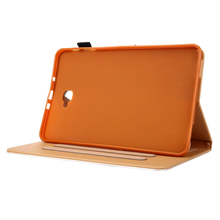 Hair Silky Texture Solid Color Horizontal Flip Leather Case with Holder & Card Slots & Photo Frame & Anti-Skid Strip For Samsung Galaxy Tab A 10.1 / T580