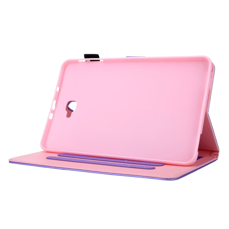 Hair Silky Texture Solid Color Horizontal Flip Leather Case with Holder & Card Slots & Photo Frame & Anti-Skid Strip For Samsung Galaxy Tab A 10.1 / T580