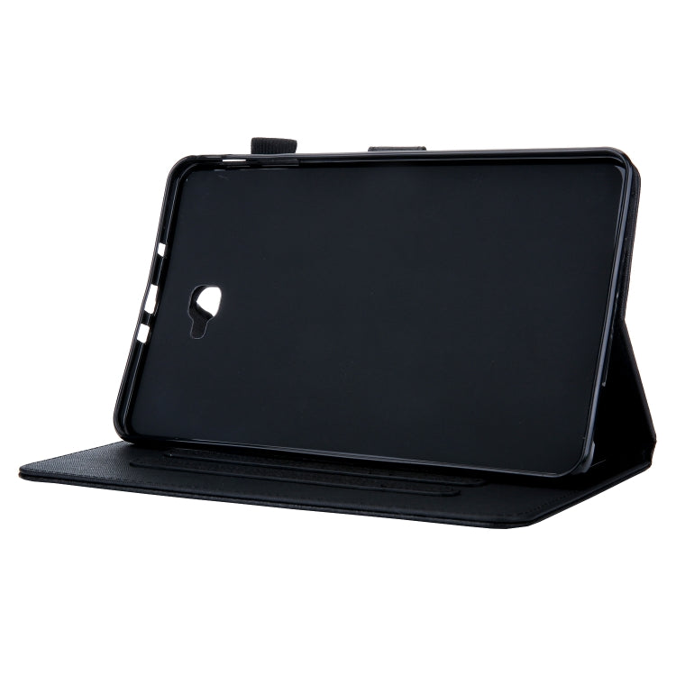Hair Silky Texture Solid Color Horizontal Flip Leather Case with Holder & Card Slots & Photo Frame & Anti-Skid Strip For Samsung Galaxy Tab A 10.1 / T580
