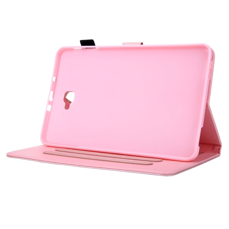 Hair Silky Texture Solid Color Horizontal Flip Leather Case with Holder & Card Slots & Photo Frame & Anti-Skid Strip For Samsung Galaxy Tab A 10.1 / T580