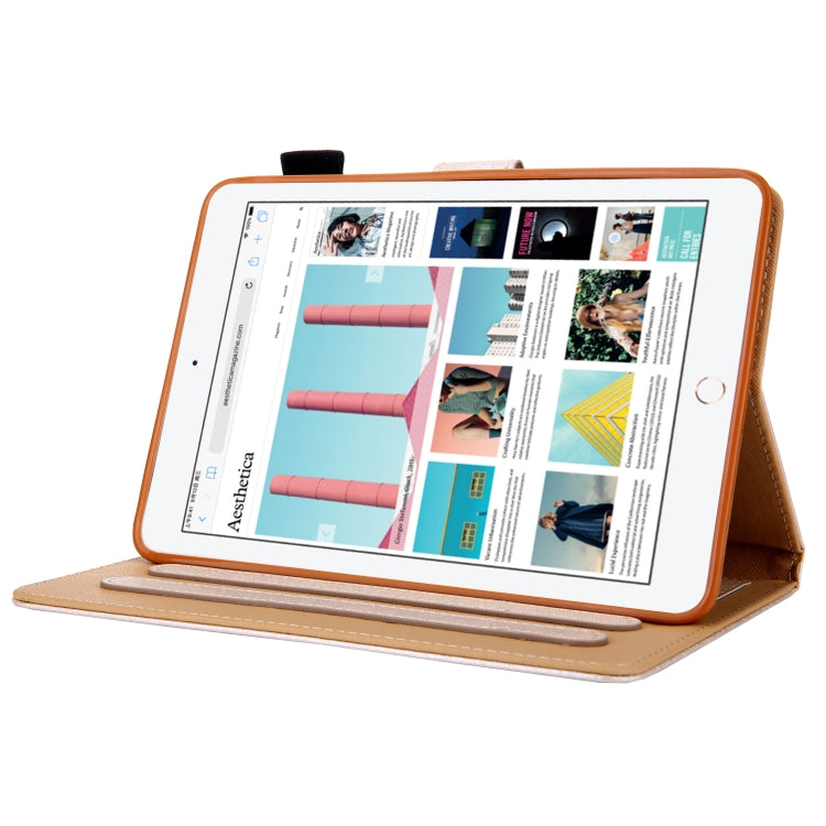 Hair Silky Texture Solid Color Horizontal Flip Leather Case with Holder & Card Slots & Photo Frame & Anti-Skid Strip For iPad Mini 5 / 4 / 3 / 2 / 1