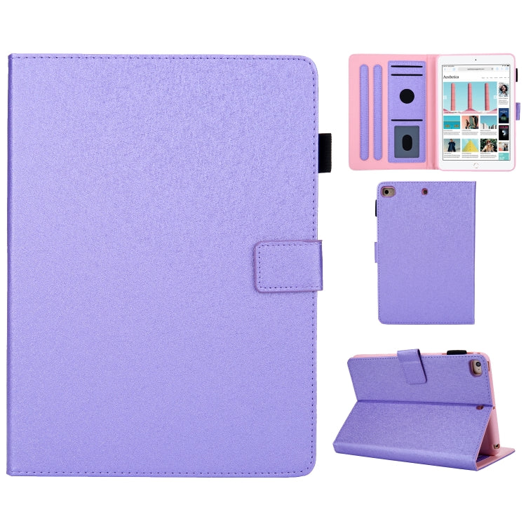 Hair Silky Texture Solid Color Horizontal Flip Leather Case with Holder & Card Slots & Photo Frame & Anti-Skid Strip For iPad Mini 5 / 4 / 3 / 2 / 1
