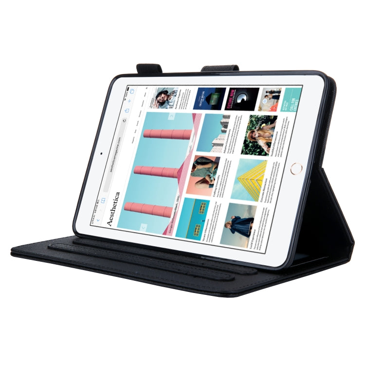 Hair Silky Texture Solid Color Horizontal Flip Leather Case with Holder & Card Slots & Photo Frame & Anti-Skid Strip For iPad Mini 5 / 4 / 3 / 2 / 1