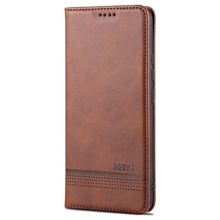 For OPPO Realme C15 / C12 / C25 / Narzo 30A AZNS Magnetic Calf Texture Horizontal Flip Leather Case with Card Slots & Holder & Wallet