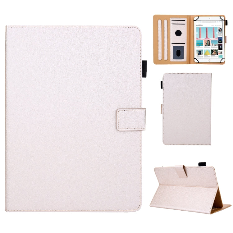Hair Silky Texture Solid Color Horizontal Flip Leather Case with Holder & Card Slots & Photo Frame & Anti-Skid Strip, Specification:7 inch