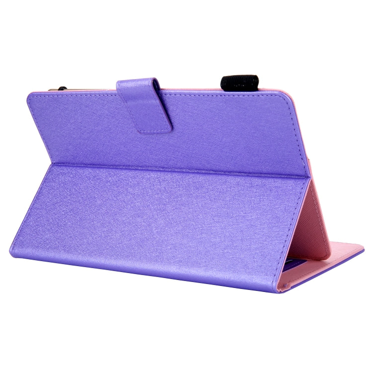 Hair Silky Texture Solid Color Horizontal Flip Leather Case with Holder & Card Slots & Photo Frame & Anti-Skid Strip, Specification:7 inch
