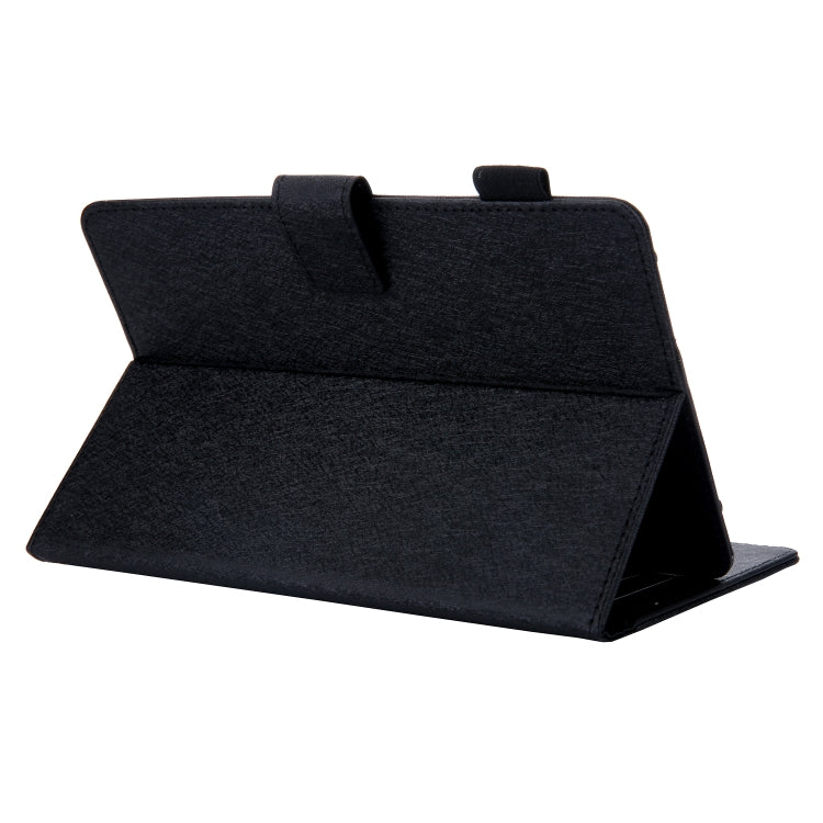Hair Silky Texture Solid Color Horizontal Flip Leather Case with Holder & Card Slots & Photo Frame & Anti-Skid Strip, Specification:7 inch