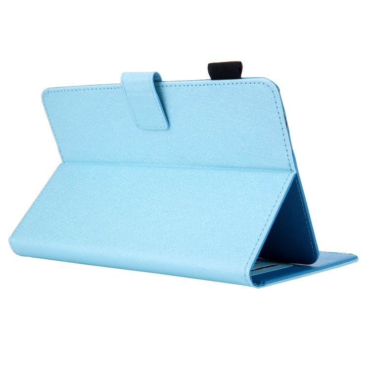 Hair Silky Texture Solid Color Horizontal Flip Leather Case with Holder & Card Slots & Photo Frame & Anti-Skid Strip, Specification:8 inch