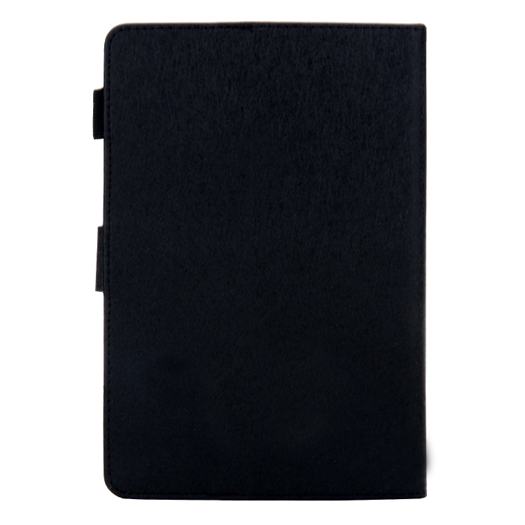 Hair Silky Texture Solid Color Horizontal Flip Leather Case with Holder & Card Slots & Photo Frame & Anti-Skid Strip, Specification:8 inch
