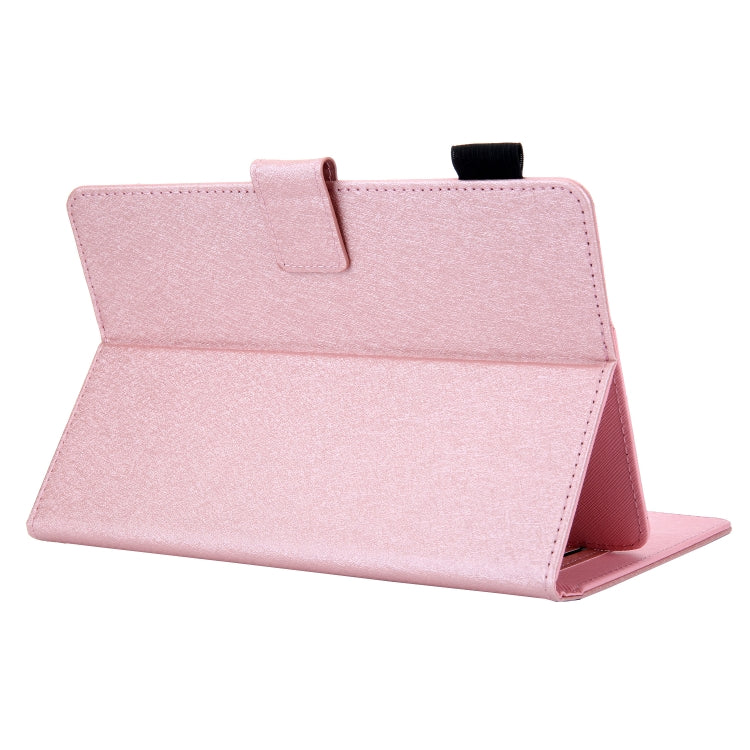 Hair Silky Texture Solid Color Horizontal Flip Leather Case with Holder & Card Slots & Photo Frame & Anti-Skid Strip, Specification:8 inch