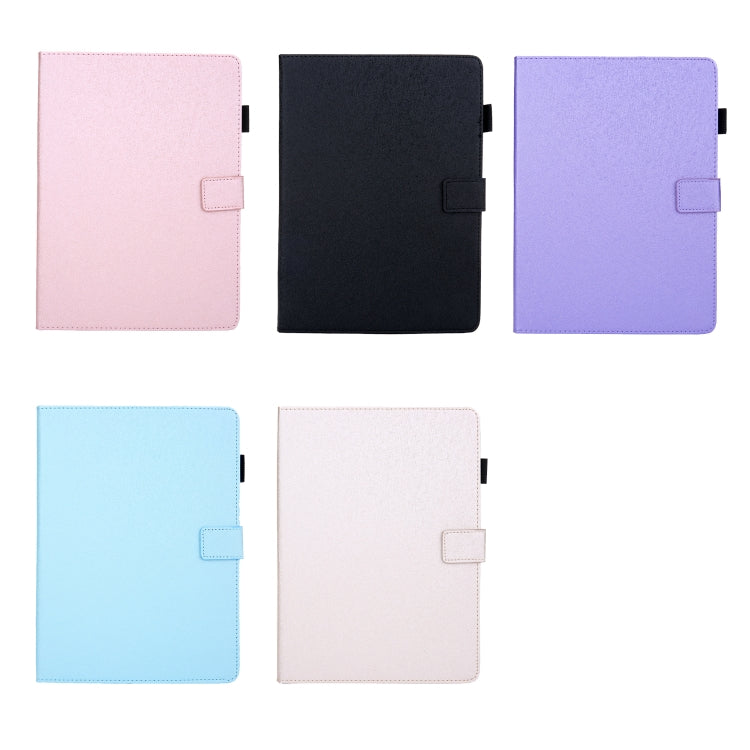 Hair Silky Texture Solid Color Horizontal Flip Leather Case with Holder & Card Slots & Photo Frame & Anti-Skid Strip, Specification:8 inch