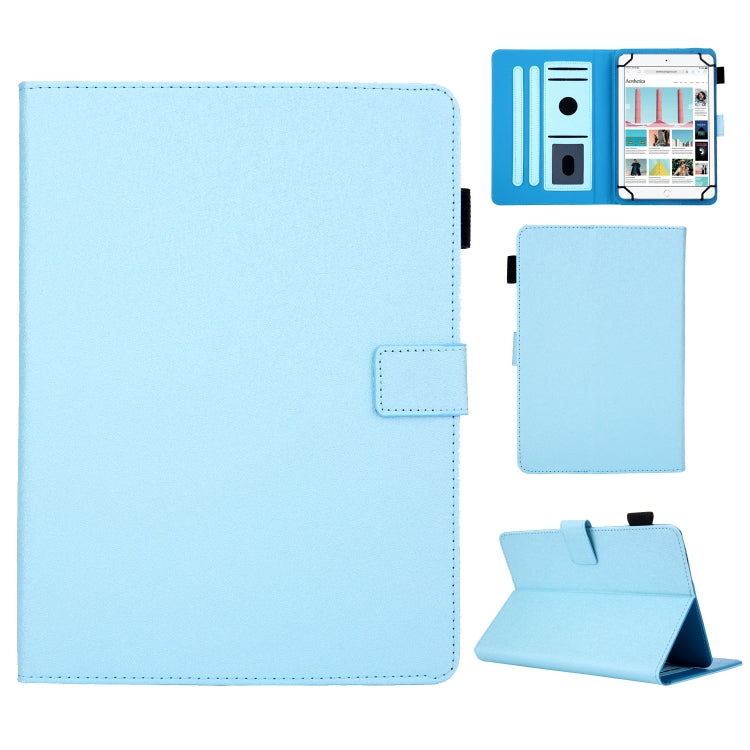 Hair Silky Texture Solid Color Horizontal Flip Leather Case with Holder & Card Slots & Photo Frame & Anti-Skid Strip, Specification:10 inch