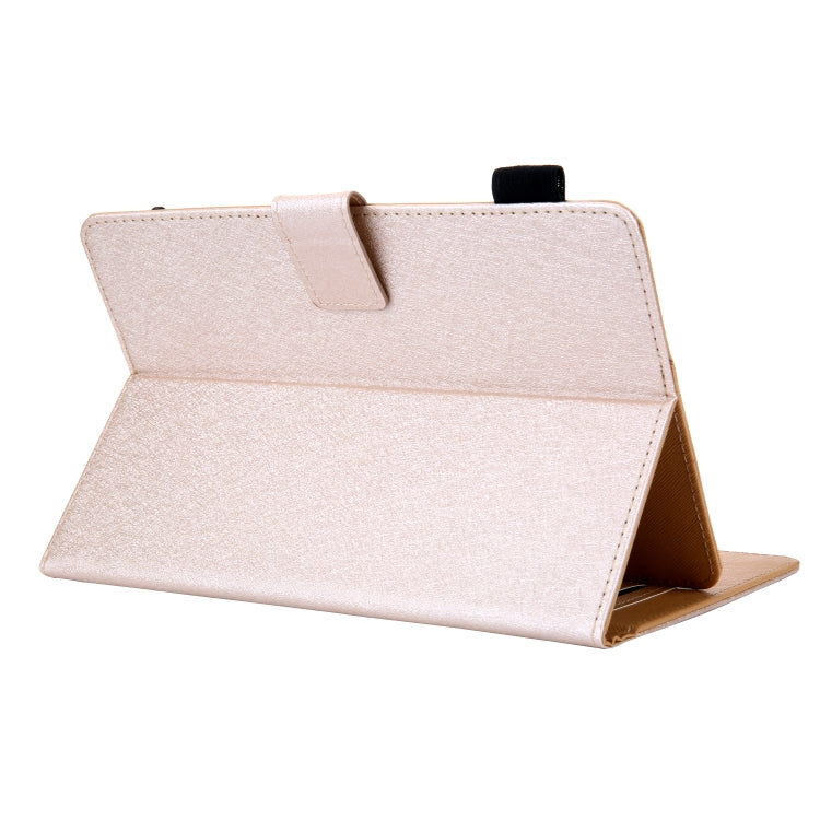 Hair Silky Texture Solid Color Horizontal Flip Leather Case with Holder & Card Slots & Photo Frame & Anti-Skid Strip, Specification:10 inch
