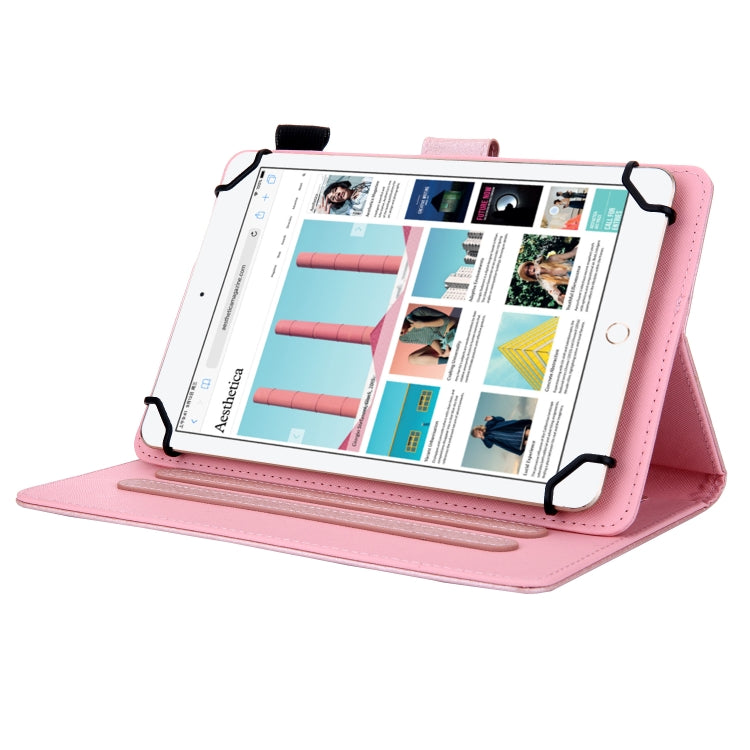 Hair Silky Texture Solid Color Horizontal Flip Leather Case with Holder & Card Slots & Photo Frame & Anti-Skid Strip, Specification:10 inch