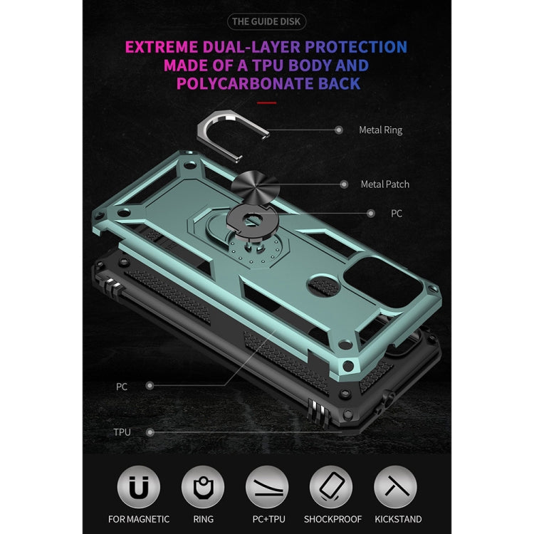 For Motorola Moto G10 / G30 Shockproof TPU + PC Protective Case with 360 Degree Rotating Holder