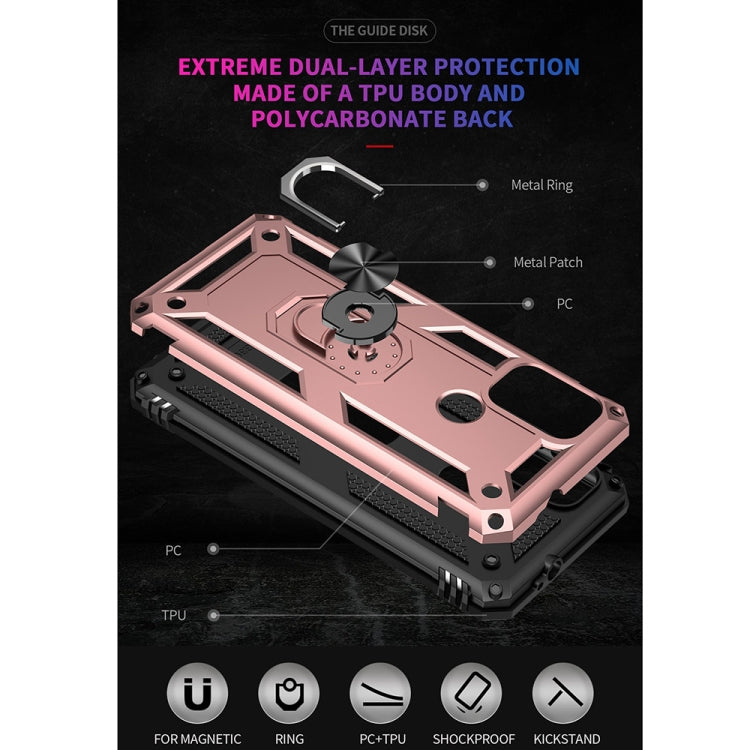 For Motorola Moto G10 / G30 Shockproof TPU + PC Protective Case with 360 Degree Rotating Holder