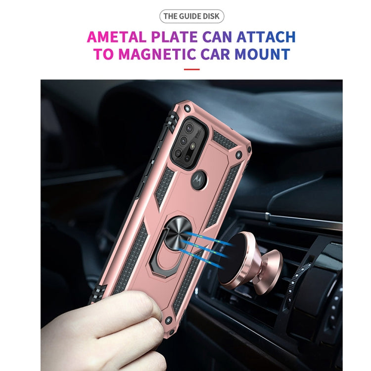 For Motorola Moto G10 / G30 Shockproof TPU + PC Protective Case with 360 Degree Rotating Holder