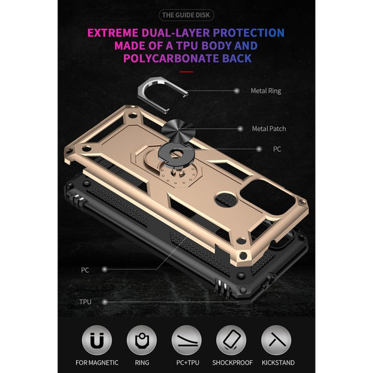 For Motorola Moto G10 / G30 Shockproof TPU + PC Protective Case with 360 Degree Rotating Holder