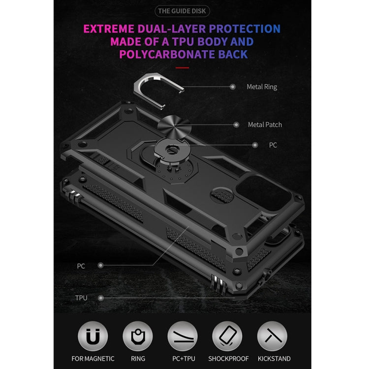 For Motorola Moto G10 / G30 Shockproof TPU + PC Protective Case with 360 Degree Rotating Holder