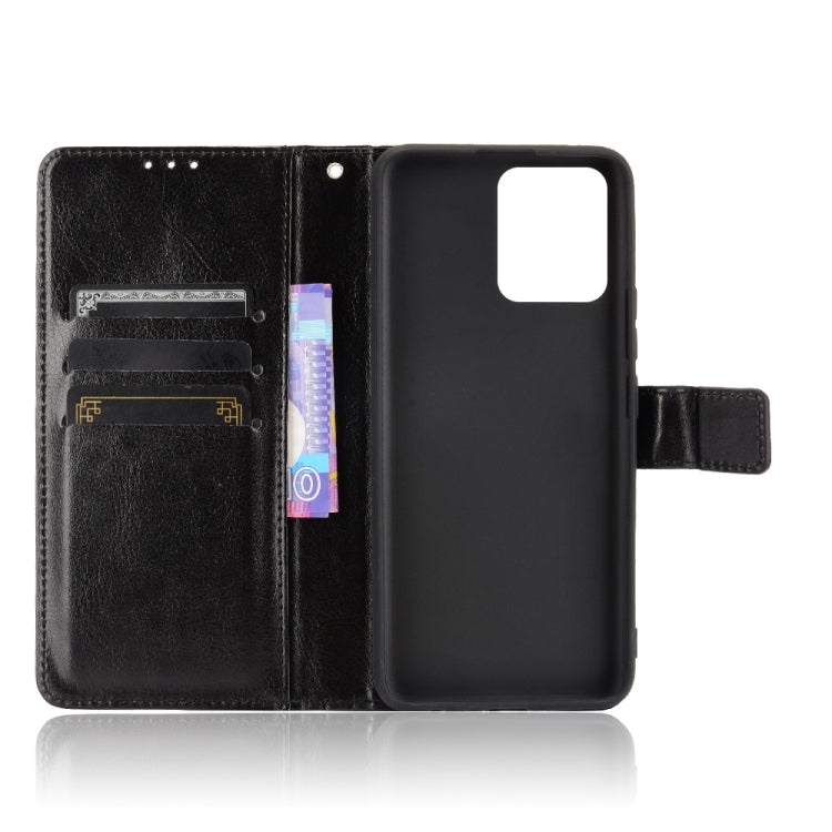 For OPPO Realme 8 4G / Realme 8 Pro 4G Crazy Horse Texture Horizontal Flip Leather Case with Holder & Card Slots & Lanyard