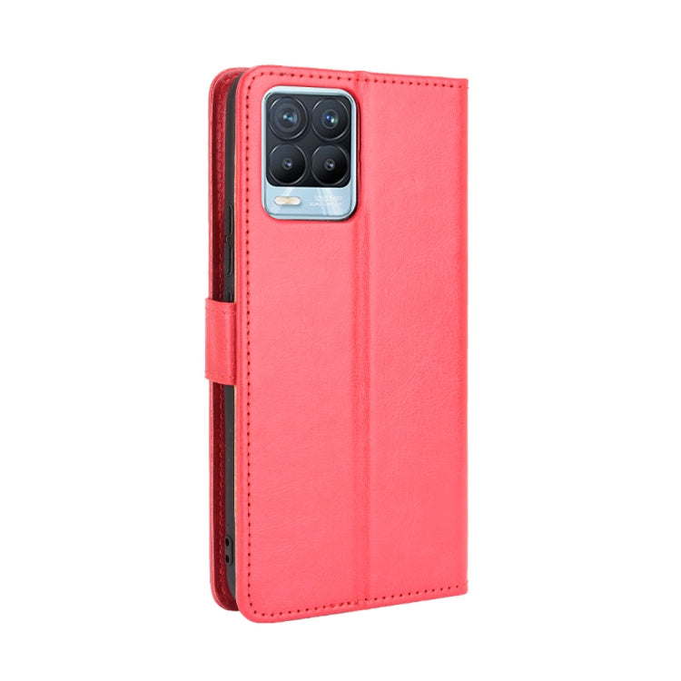 For OPPO Realme 8 4G / Realme 8 Pro 4G Crazy Horse Texture Horizontal Flip Leather Case with Holder & Card Slots & Lanyard