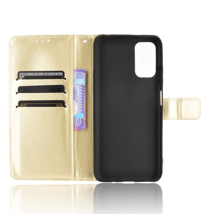 For Xiaomi Redmi Note 10 5G Crazy Horse Texture Horizontal Flip Leather Case with Holder & Card Slots & Lanyard