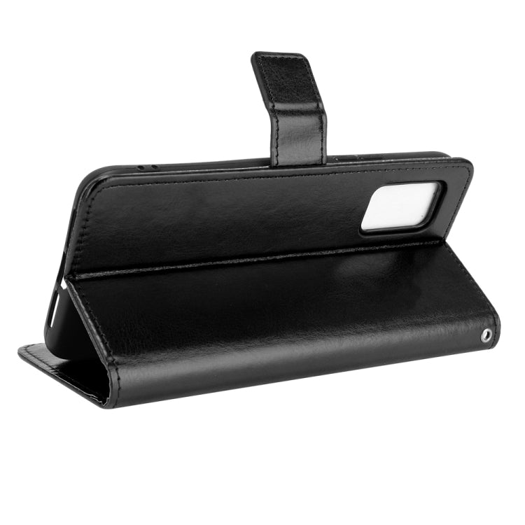For Rakuten Big S Crazy Horse Texture Horizontal Flip Leather Case with Holder & Card Slots & Lanyard