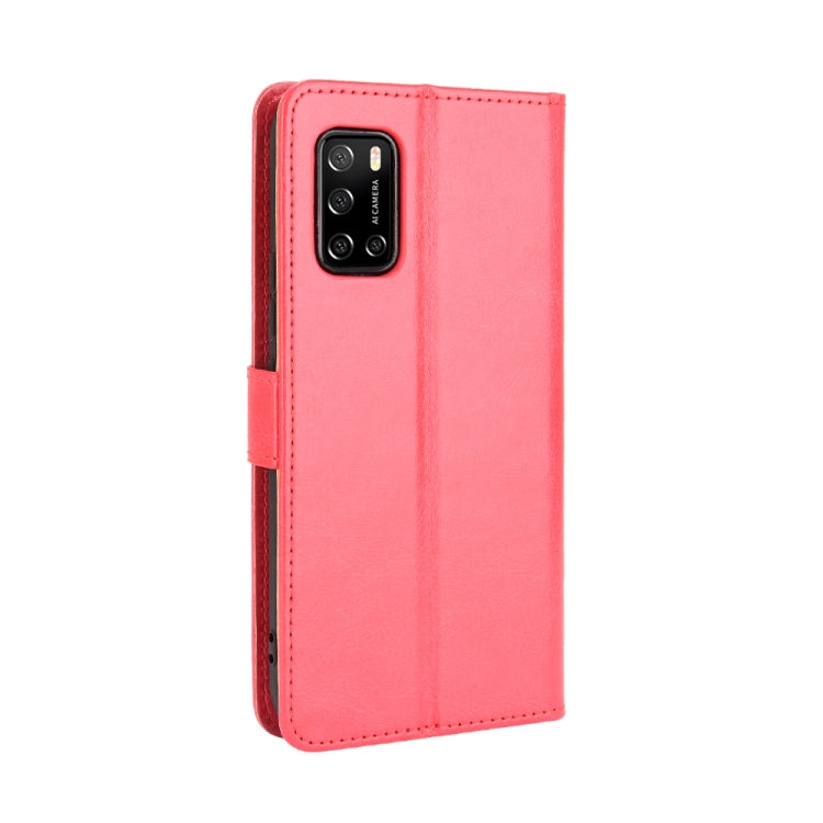 For Rakuten Big S Crazy Horse Texture Horizontal Flip Leather Case with Holder & Card Slots & Lanyard