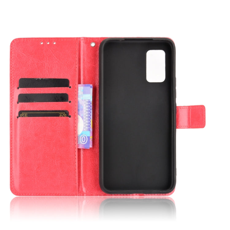 For Rakuten Big S Crazy Horse Texture Horizontal Flip Leather Case with Holder & Card Slots & Lanyard