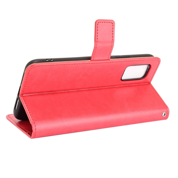 For Rakuten Big S Crazy Horse Texture Horizontal Flip Leather Case with Holder & Card Slots & Lanyard