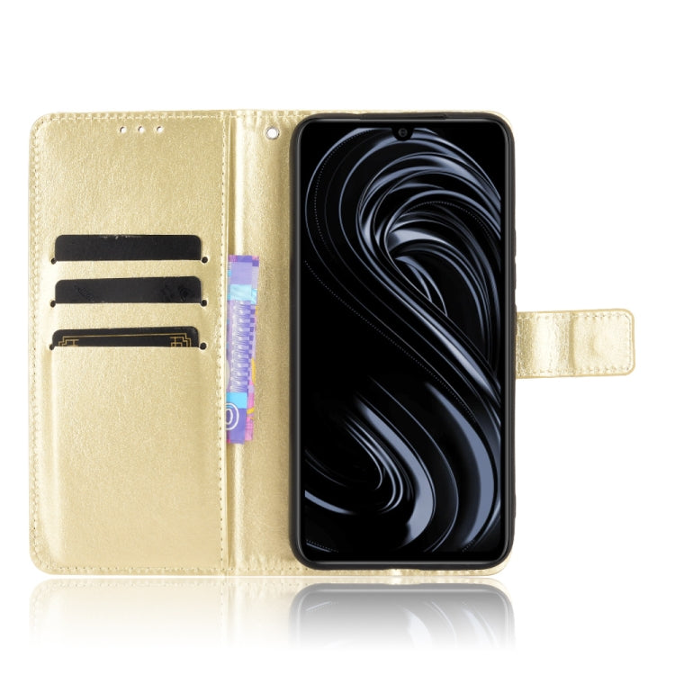 For Rakuten Big S Crazy Horse Texture Horizontal Flip Leather Case with Holder & Card Slots & Lanyard