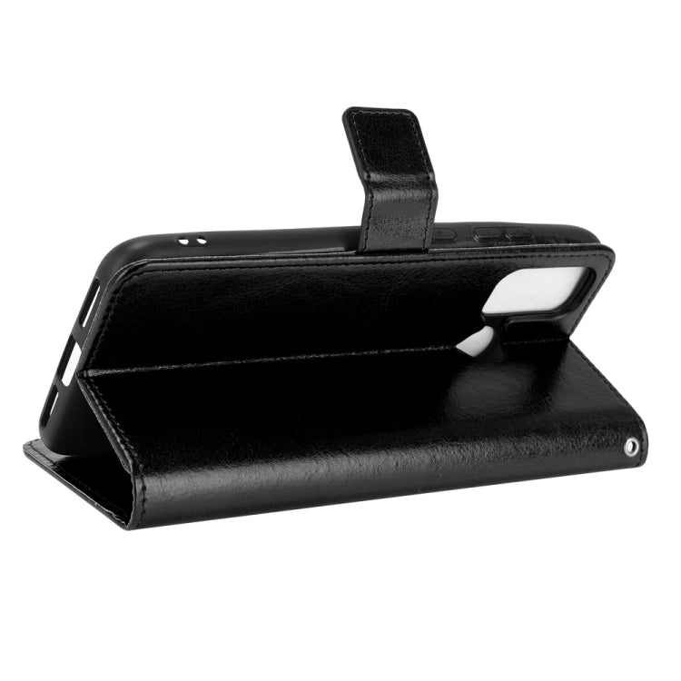 For Oukitel C23 Pro Crazy Horse Texture Horizontal Flip Leather Case with Holder & Card Slots & Lanyard