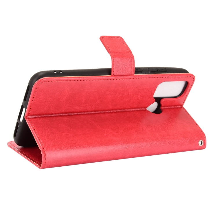 For Oukitel C23 Pro Crazy Horse Texture Horizontal Flip Leather Case with Holder & Card Slots & Lanyard