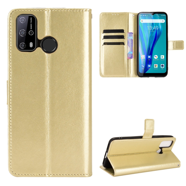 For Oukitel C23 Pro Crazy Horse Texture Horizontal Flip Leather Case with Holder & Card Slots & Lanyard