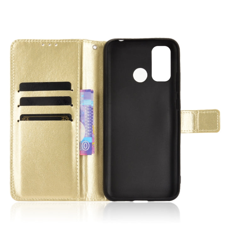 For Oukitel C23 Pro Crazy Horse Texture Horizontal Flip Leather Case with Holder & Card Slots & Lanyard