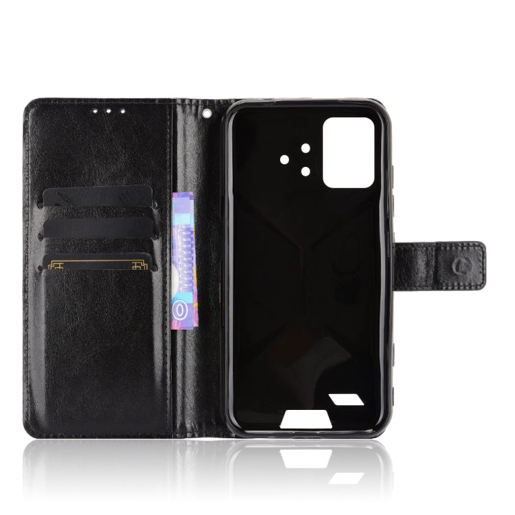 For UMIDIGI Bison GT Crazy Horse Texture Horizontal Flip Leather Case with Holder & Card Slots & Lanyard