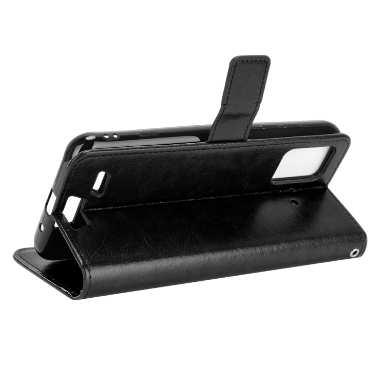 For UMIDIGI Bison GT Crazy Horse Texture Horizontal Flip Leather Case with Holder & Card Slots & Lanyard