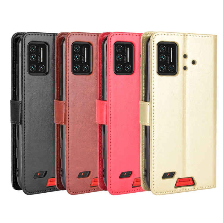 For UMIDIGI Bison GT Crazy Horse Texture Horizontal Flip Leather Case with Holder & Card Slots & Lanyard