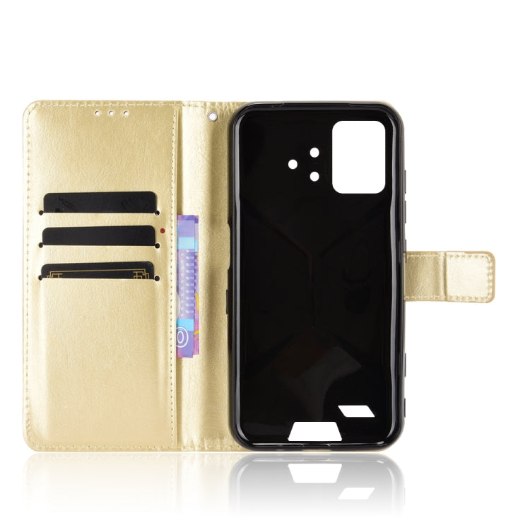 For UMIDIGI Bison GT Crazy Horse Texture Horizontal Flip Leather Case with Holder & Card Slots & Lanyard