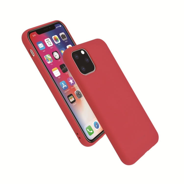 For iPhone 11 Pro MOLANCANO Shockproof Solid Color Silica Gel Protective Case