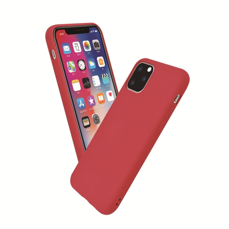 For iPhone 11 Pro MOLANCANO Shockproof Solid Color Silica Gel Protective Case