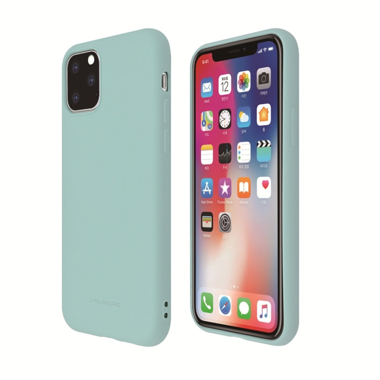 For iPhone 11 Pro MOLANCANO Shockproof Solid Color Silica Gel Protective Case