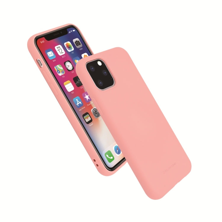 For iPhone 11 MOLANCANO Shockproof Solid Color Silica Gel Protective Case