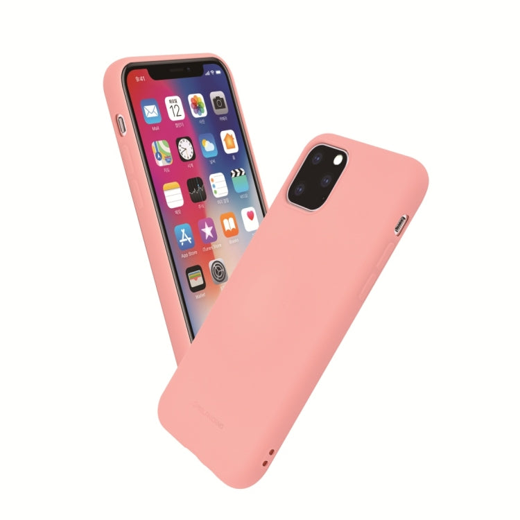 For iPhone 11 MOLANCANO Shockproof Solid Color Silica Gel Protective Case