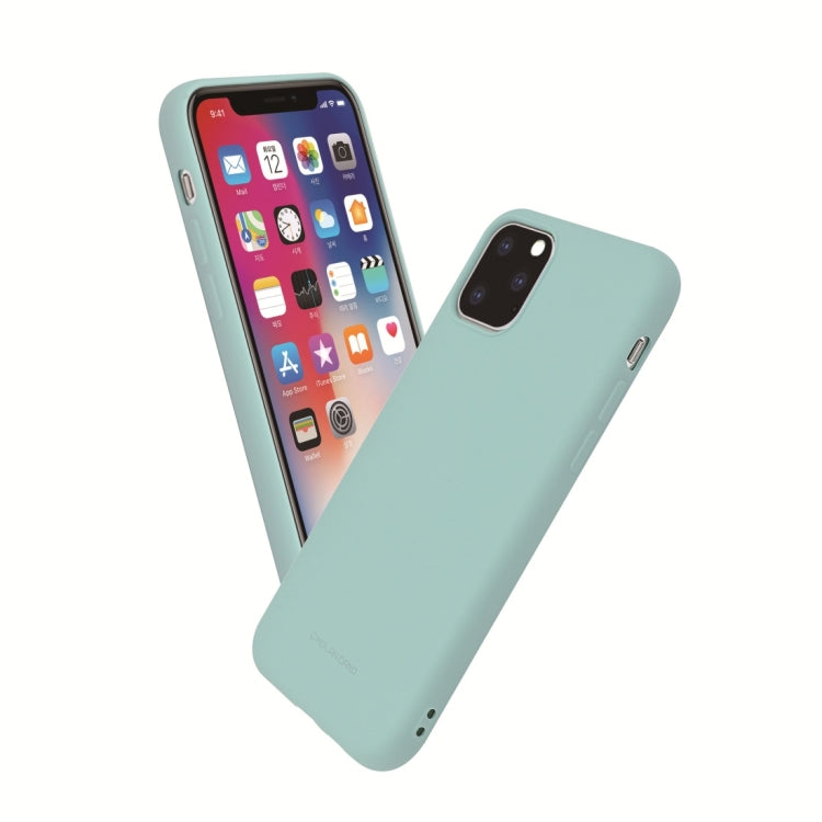 For iPhone 11 MOLANCANO Shockproof Solid Color Silica Gel Protective Case