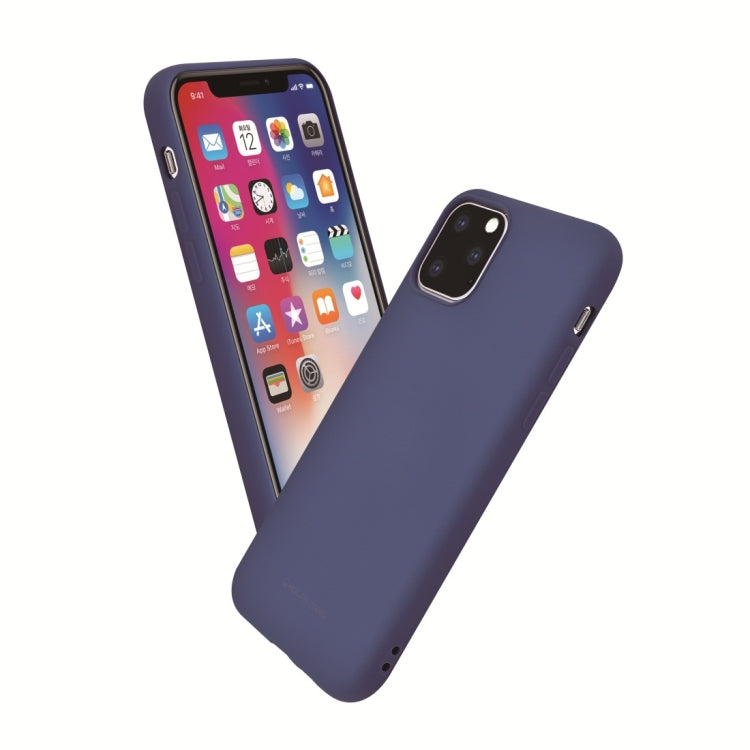 For iPhone 11 MOLANCANO Shockproof Solid Color Silica Gel Protective Case